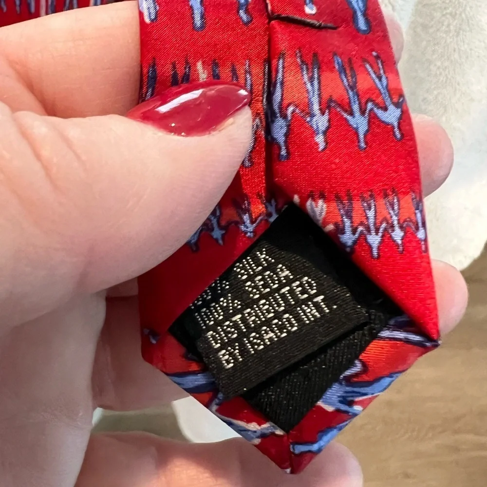 Carlos Santana No Boundaries, No Borders 100% Silk Neck Tie, Hand in Hand